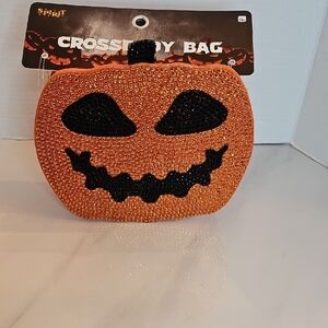 Spirit Glittery Orange Pumpkin Bag